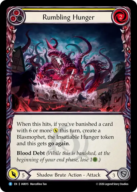 Appétit grondant — Usurp the Shadow Throne — Flesh and Blood