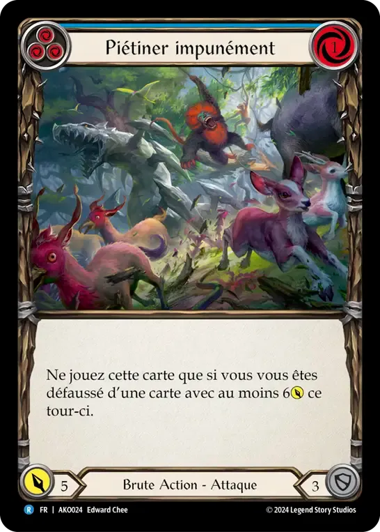 Piétiner impunément — Armory Deck - Kayo, Armed and Dangerous — Flesh and Blood