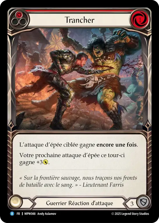 Trancher — Mastery Pack Warrior — Flesh and Blood