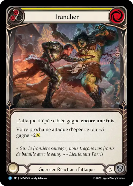 Trancher from Mastery Pack Warrior - Flesh and Blood