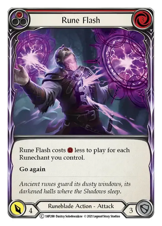 Rune Flash (Red) from History Pack 1 - Flesh and Blood