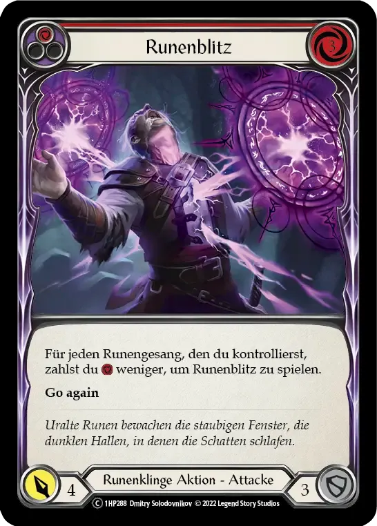 Rune Flash (Red) — History Pack 1 - Black Label — Flesh and Blood