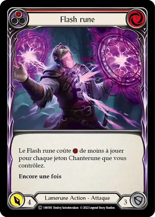 Flash rune — Viserai - Blitz Deck — Flesh and Blood