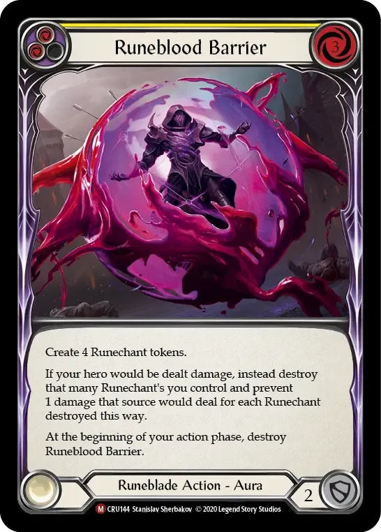 Runeblood Barrier — Crucible of War — Flesh and Blood
