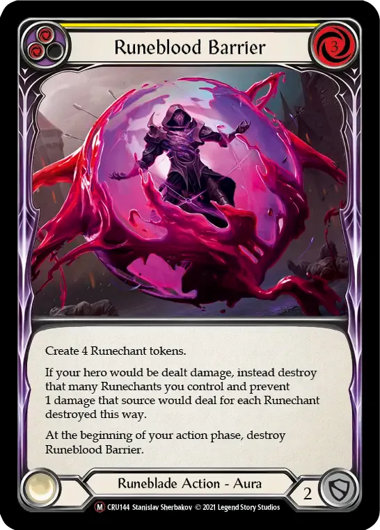 Runeblood Barrier — Crucible of War - Unlimited — Flesh and Blood