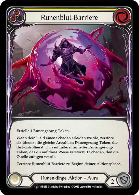Runeblood Barrier — History Pack 1 - Black Label — Flesh and Blood