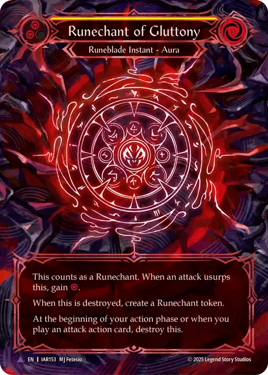 Runechant of Gluttony — Omens of the Third Age — Flesh and Blood