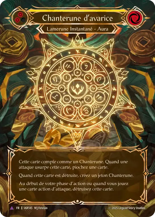 Chanterune d’avarice — Omens of the Third Age — Flesh and Blood