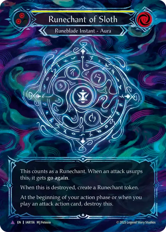 Runechant of Sloth — Omens of the Third Age — Flesh and Blood