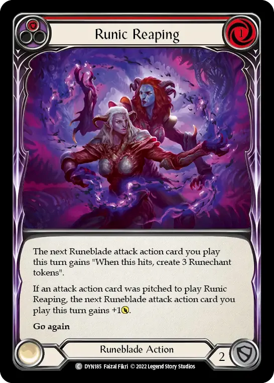 Runic Reaping (Red) — Dynasty — Flesh and Blood