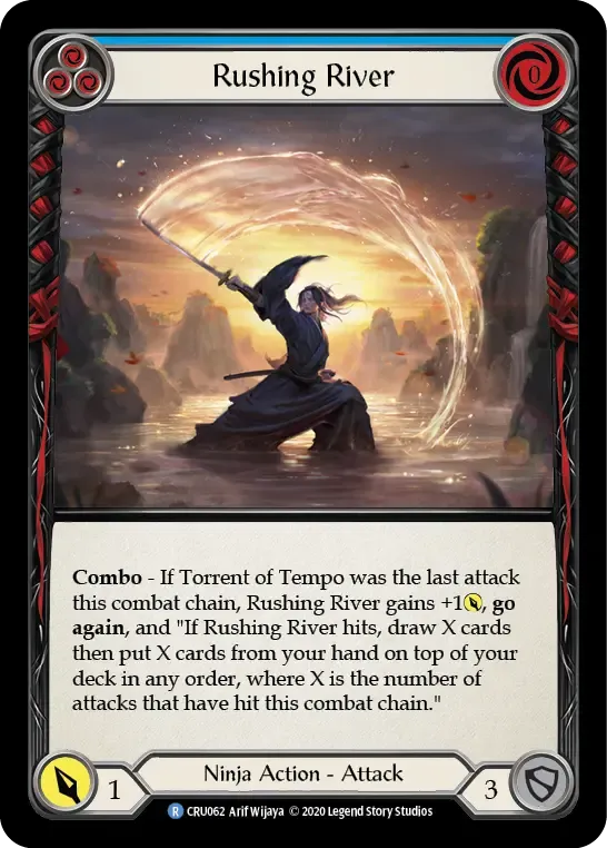 Rushing River (Blue) — Crucible of War — Flesh and Blood