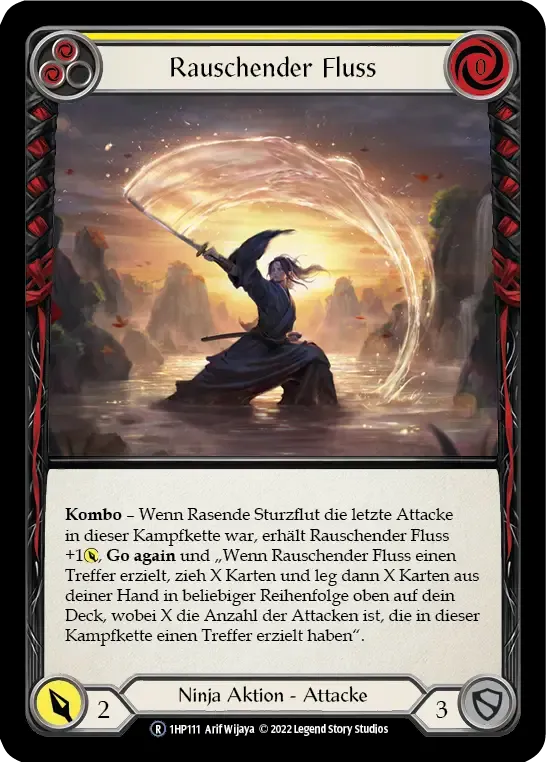 Rushing River (Yellow) from History Pack 1 - Black Label - Flesh and Blood