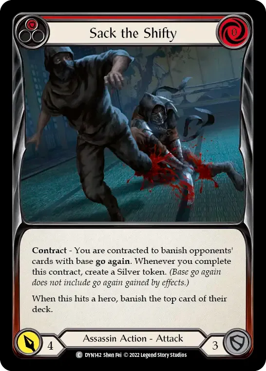 Sack the Shifty (Red) — Dynasty — Flesh and Blood