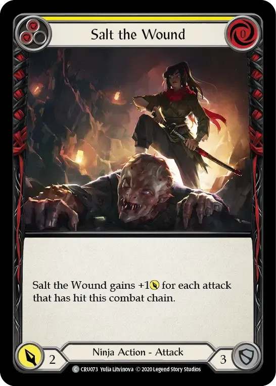 Salt the Wound (Yellow) — Crucible of War — Flesh and Blood