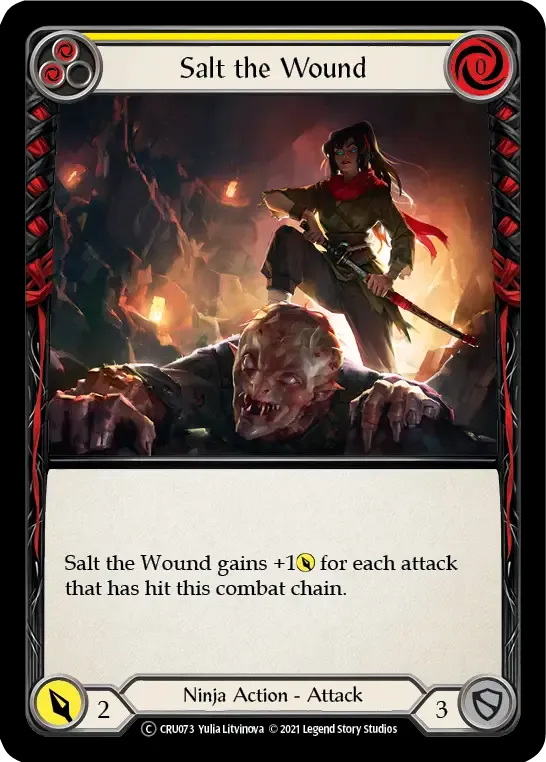 Salt the Wound (Yellow) — Crucible of War - Unlimited — Flesh and Blood