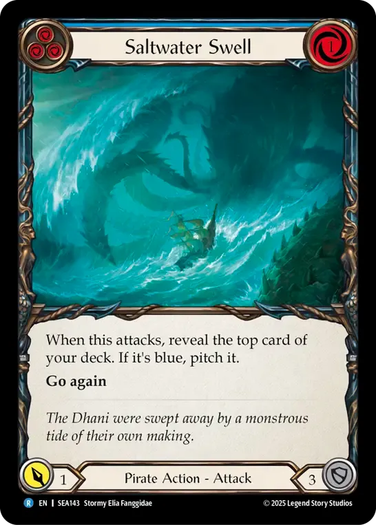 Saltwater Swell (Blue) — High Seas — Flesh and Blood