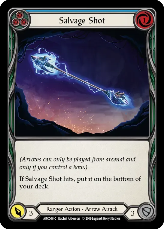 Salvage Shot (Blue) — Arcane Rising — Flesh and Blood