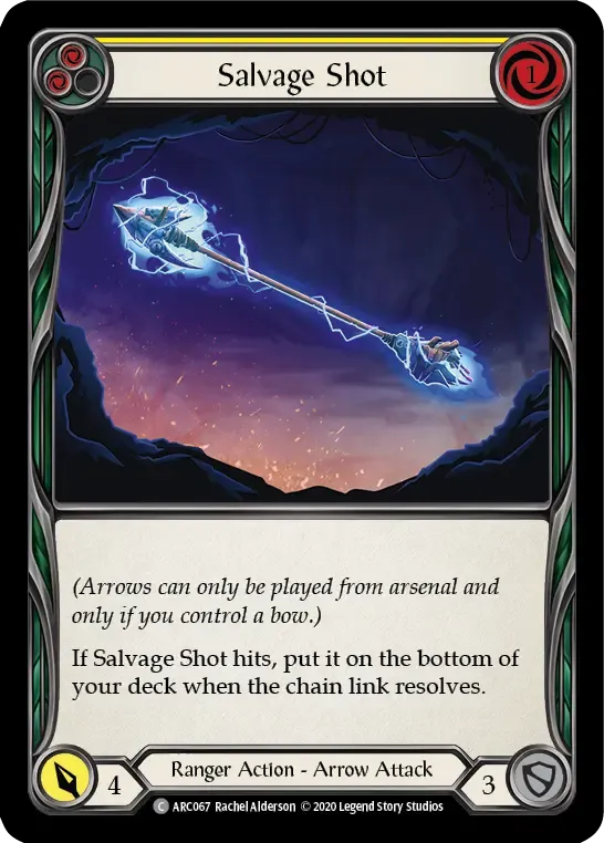 Salvage Shot (Yellow) — Arcane Rising - Unlimited — Flesh and Blood