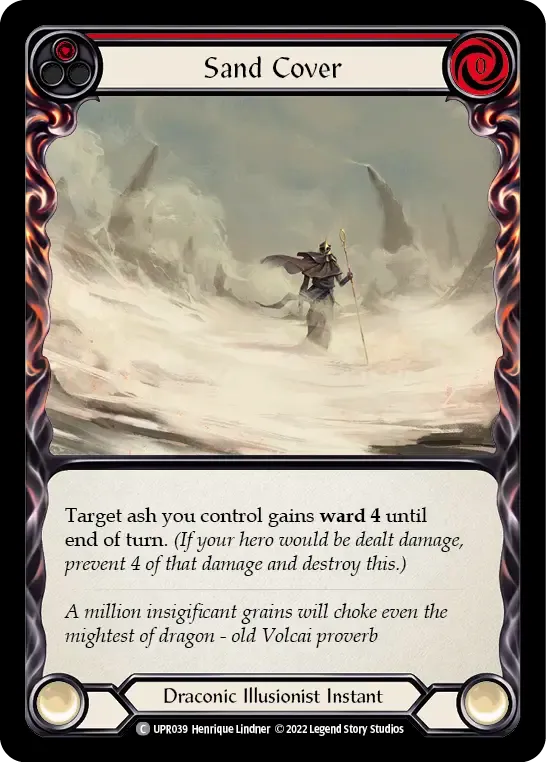 Sand Cover (Red) — Uprising — Flesh and Blood