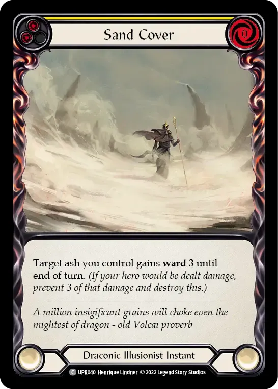 Sand Cover (Yellow) — Uprising — Flesh and Blood