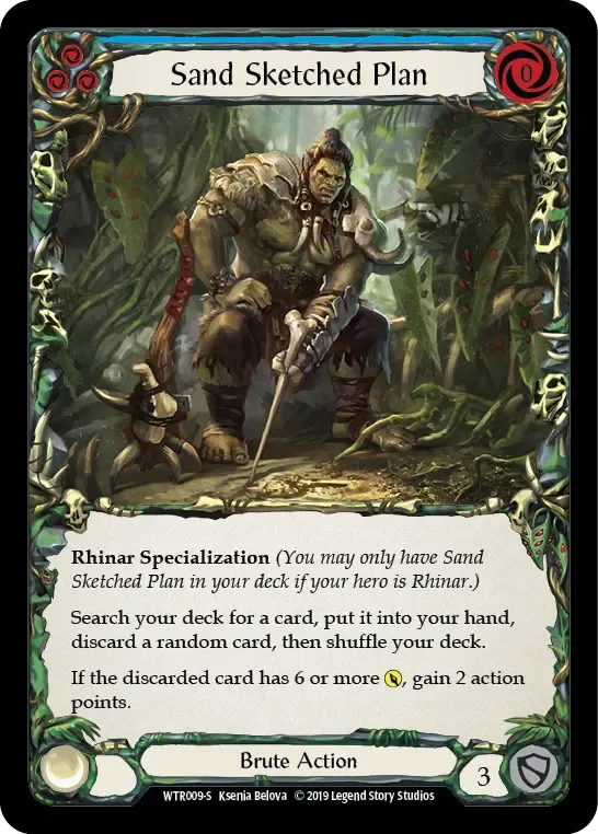 Sand Sketched Plan — Welcome to Rathe — Flesh and Blood