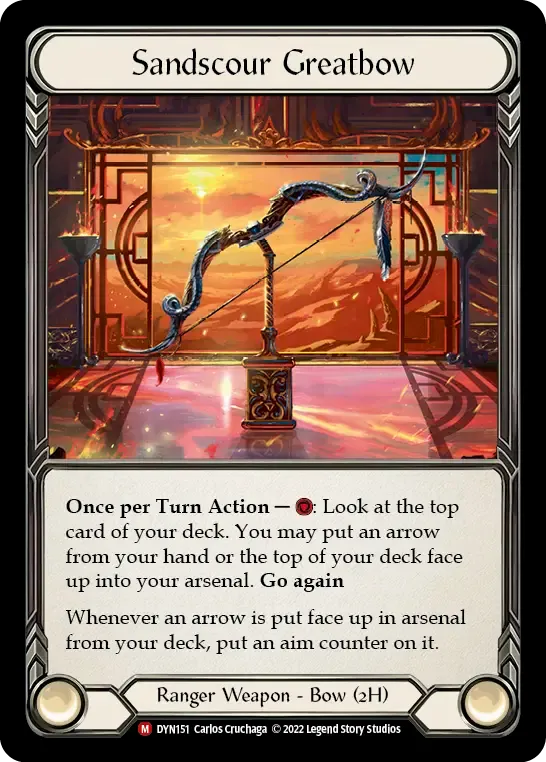 Sandscour Greatbow — Dynasty — Flesh and Blood