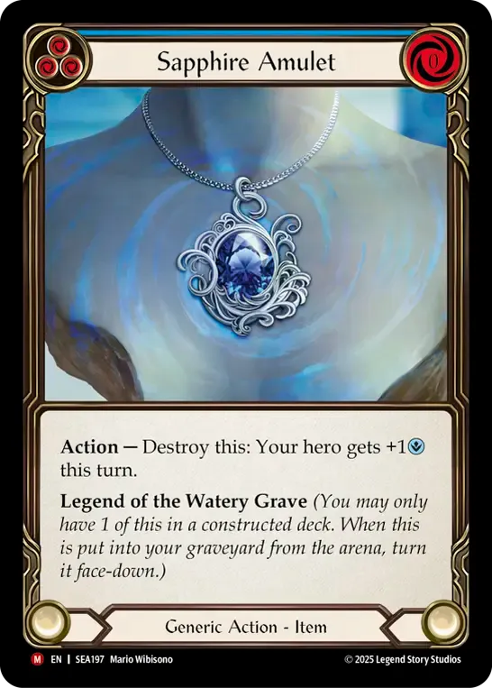Sapphire Amulet — High Seas — Flesh and Blood
