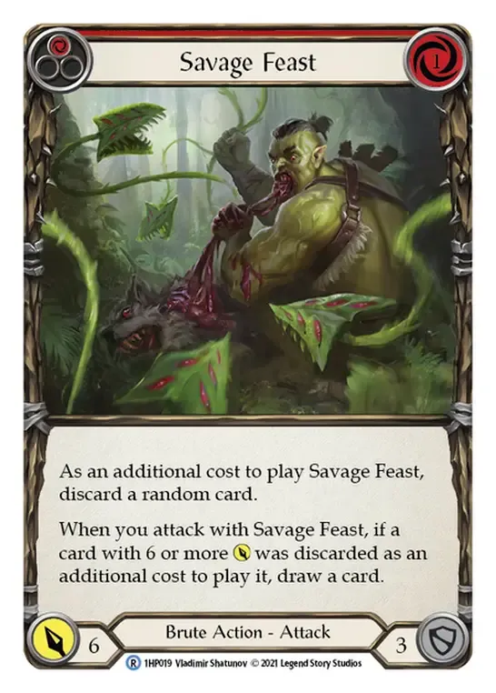 Savage Feast (Red) from History Pack 1 - Flesh and Blood
