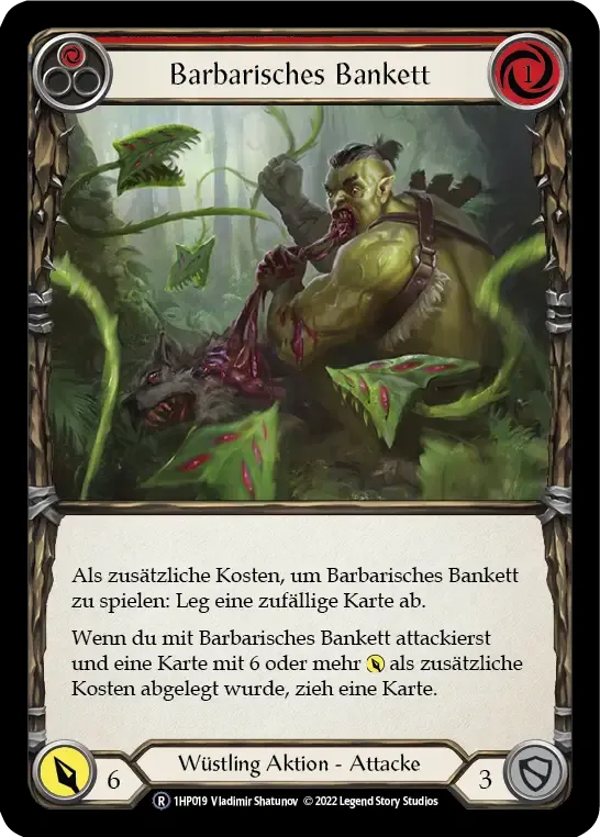 Savage Feast (Red) from History Pack 1 - Black Label - Flesh and Blood