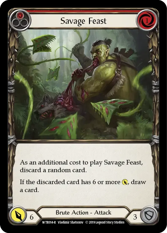 Savage Feast (Red) — Welcome to Rathe — Flesh and Blood