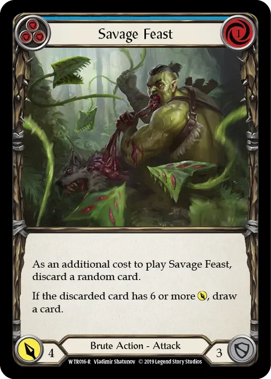 Savage Feast (Blue) — Welcome to Rathe — Flesh and Blood