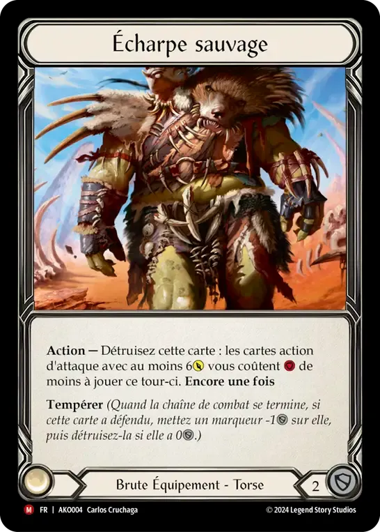 Écharpe sauvage from Armory Deck - Kayo, Armed and Dangerous - Flesh and Blood