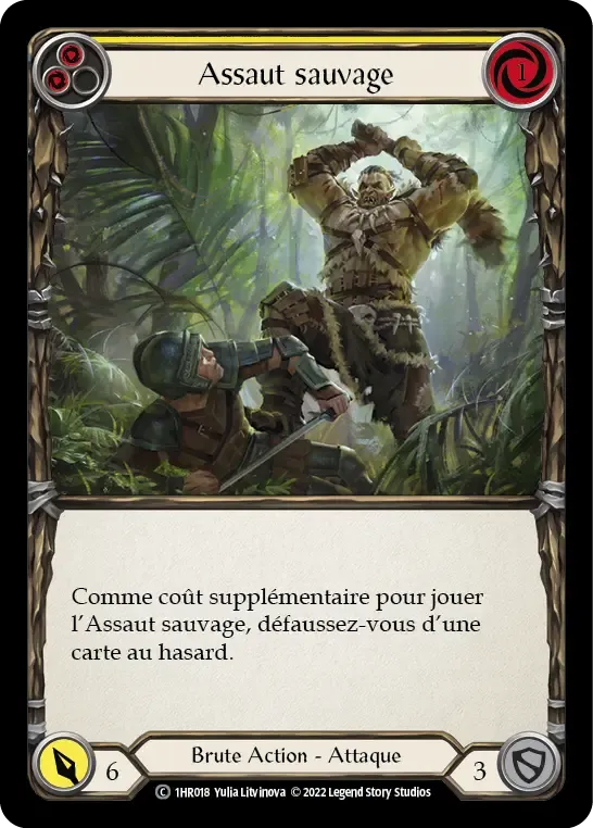 Assaut sauvage — Rhinar - Blitz Deck — Flesh and Blood