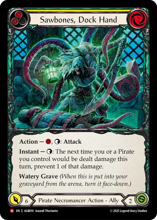 Sawbones, Dock Hand — Armory Deck - Gravy Bones — Flesh and Blood