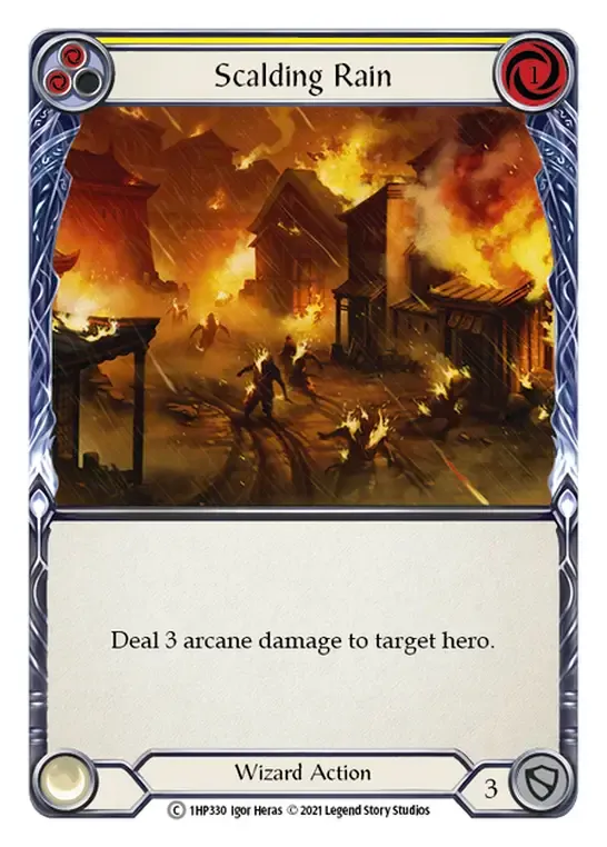 Scalding Rain (Yellow) from History Pack 1 - Flesh and Blood