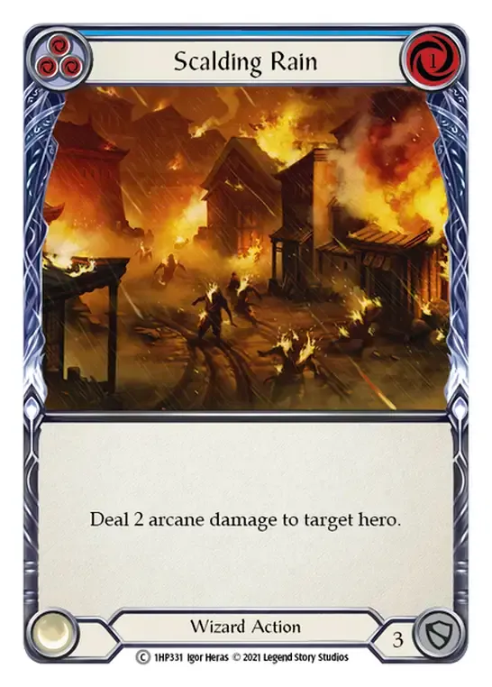 Scalding Rain (Blue) — History Pack 1 — Flesh and Blood
