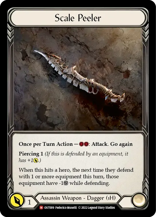 Scale Peeler — Outsiders — Flesh and Blood