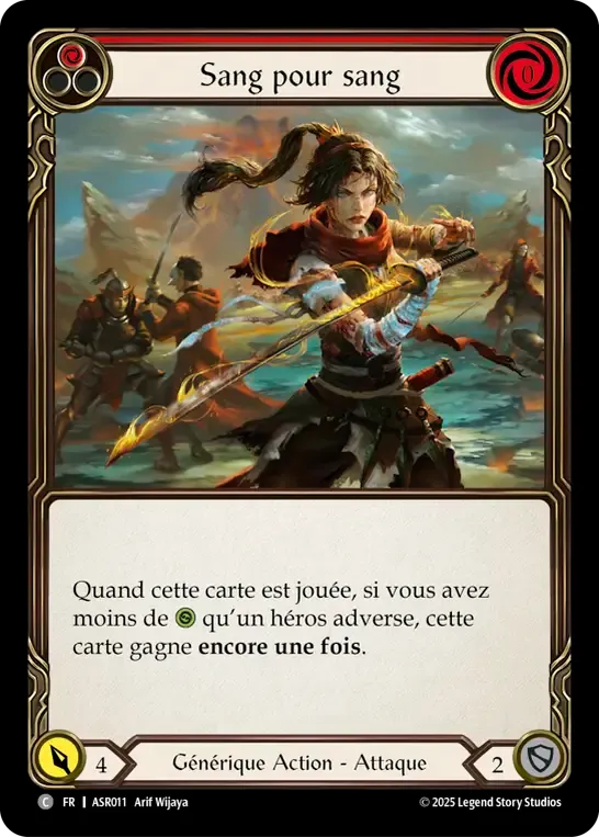 Sang pour sang — Armory Deck - Ira, Scarlet Revenger — Flesh and Blood