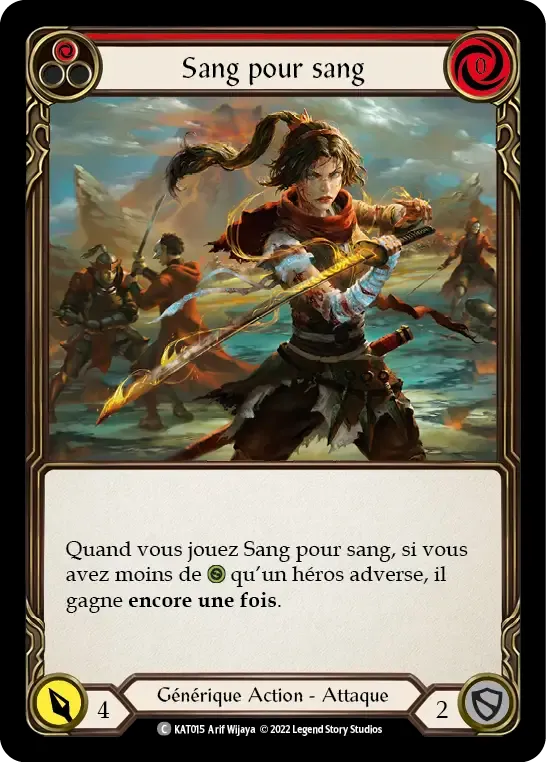 Sang pour sang — Katsu - Blitz Deck — Flesh and Blood
