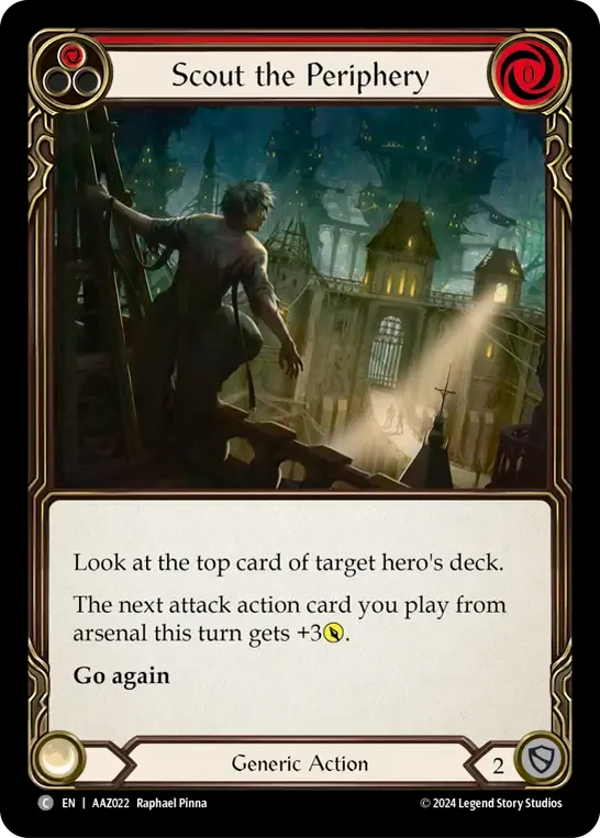 Scout the Periphery (Red) — Armory Deck - Azalea, Ace in the Hole — Flesh and Blood