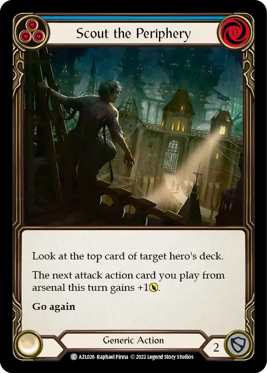 Scout the Periphery (Blue) — Azalea - Blitz Deck — Flesh and Blood