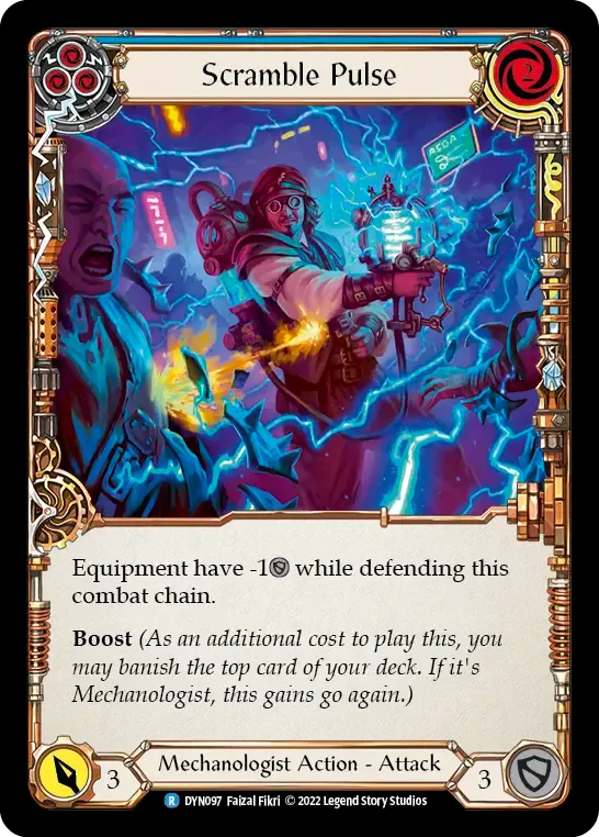 Scramble Pulse (Blue) — Dynasty — Flesh and Blood