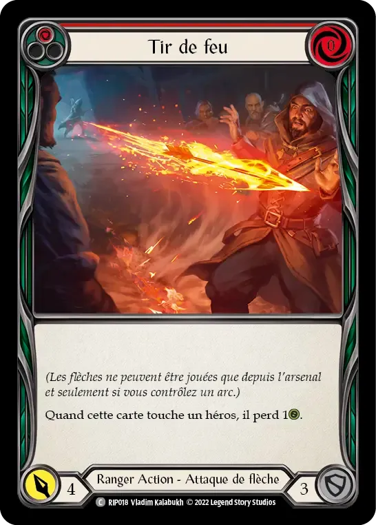 Tir de feu — Riptide - Blitz Deck — Flesh and Blood