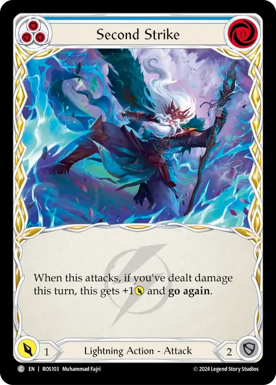 Second Strike (Blue) — Rosetta — Flesh and Blood
