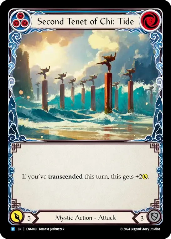Second Tenet of Chi: Tide (Blue) — Enigma - Blitz Deck — Flesh and Blood