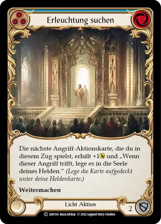 Seek Enlightenment (Blue) — History Pack 2 - Black Label — Flesh and Blood
