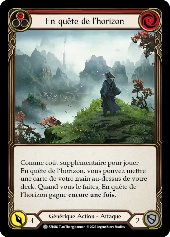 En quête de l’horizon — Azalea - Blitz Deck — Flesh and Blood