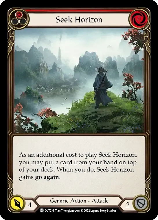 Seek Horizon (Red) from Outsiders - Flesh and Blood