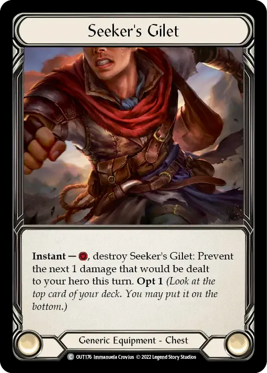 Seeker's Gilet — Outsiders — Flesh and Blood