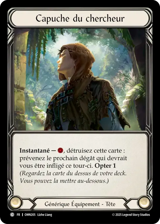 Capuche du chercheur — Omens of the Third Age — Flesh and Blood